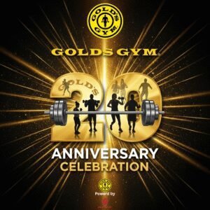 Golds Gym Anniversary